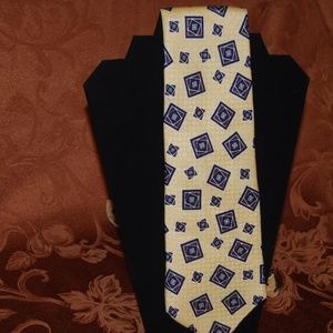 Robert Stewart tie with square pattern